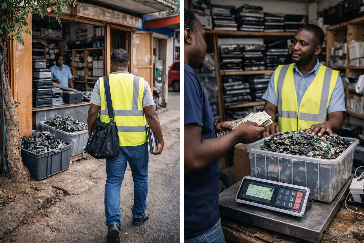 Sorting electronic waste and components