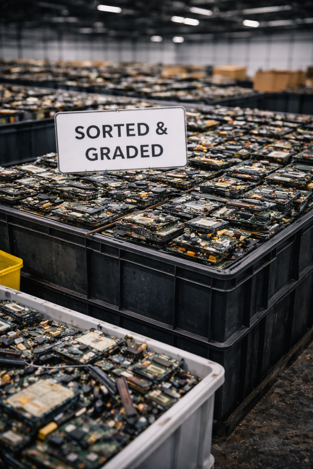 Selling electronics components and bulk lots